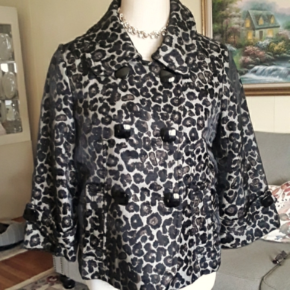 Clara Sun Woo Leopard Jacket sz S